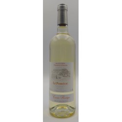 Photographie d'une bouteille de vin blanc Perreou Premices D Hiver 2022 Cdgascon Blc Mx 75cl Crd