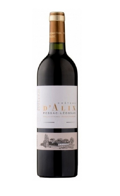 Photographie d'une bouteille de vin rouge Cht D Alix 2019 Pessac-Leognan Rge 1 5 L Crd