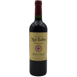 Photographie d'une bouteille de vin rouge Cht Real Caillou Cuvee Lectio 2019 Rge 1 5 L Crd