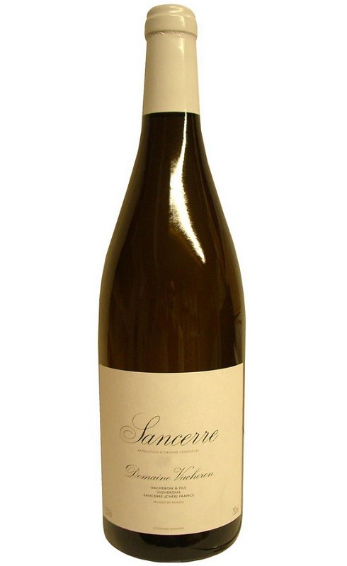 Photographie d'une bouteille de vin blanc Vacheron Sancerre Aoc 2022 Blc 75cl Crd Bio