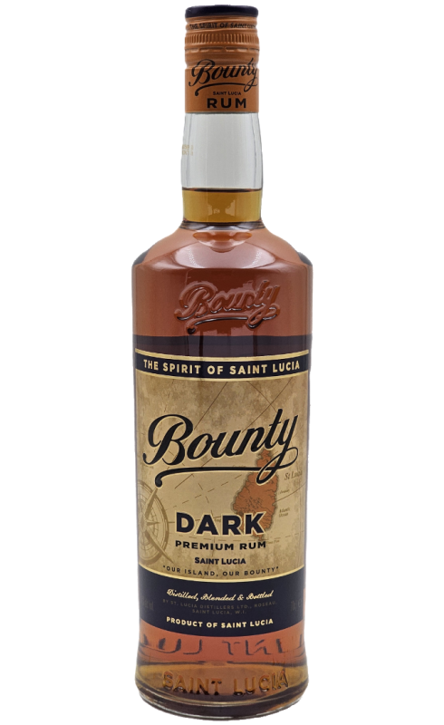 Photographie d'une bouteille de Bounty Rum - Bounty Dark 43 70cl Crd