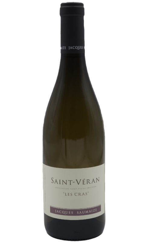 Photographie d'une bouteille de vin blanc Saumaize Les Cras 2022 St-Veran Blc 75cl Crd