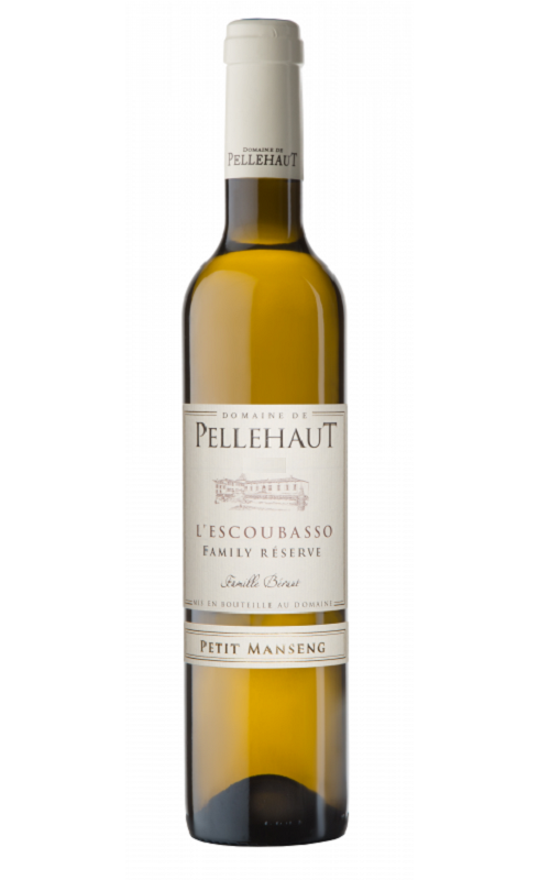 Photographie d'une bouteille de vin blanc Pellehaut L Escoubasso 2019 Igp Cdgascon Blc 50cl Crd