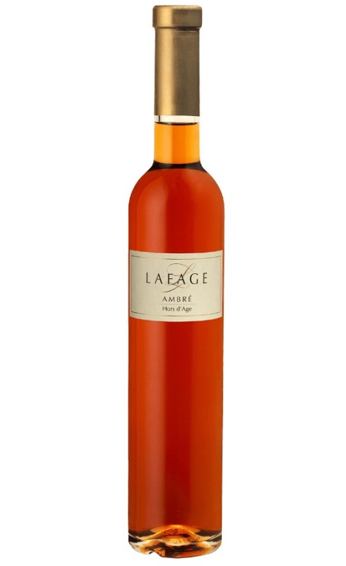 Photographie d'une bouteille de vin blanc Lafage Ambre Hors D Age Rivesaltes Blc 50cl Crd