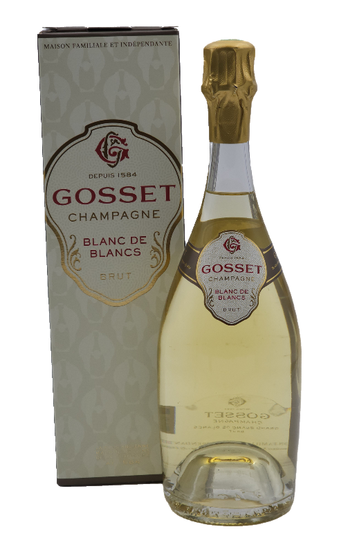 Photographie d'une bouteille de Gosset Grand Blc De Blc Etui Champagne Blc 75cl Crd