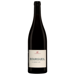 Photographie d'une bouteille de vin rouge Y Amirault Le Grand Clos 2020 Bourgueil Rge Bio 75 Cl Crd