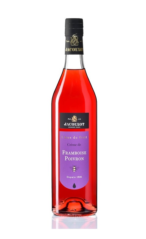 Photographie d'une bouteille de Jacoulot - Creme Framboise Poivron 16 70cl Crd