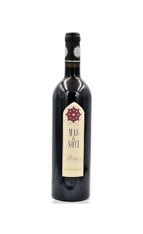 Photographie d'une bouteille de vin rouge Mas Du Novi Cuvee Prestigi 2019 Lgdoc Rge 1 5 L Crd