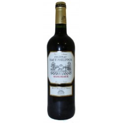 Photographie d'une bouteille de vin rouge Roux Haut Philippon 2021 Bdx Rge 75cl Crd