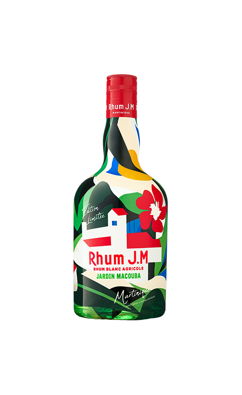 Photographie d'une bouteille de Rhum J M - Jm Blanc Jardin Macouba 53 4 70cl Crd