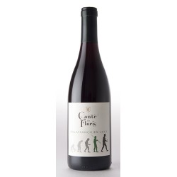 Photographie d'une bouteille de vin rouge Conte Des Floris Villafranchien 2020 Ldoc Rge Bio 75cl Crd