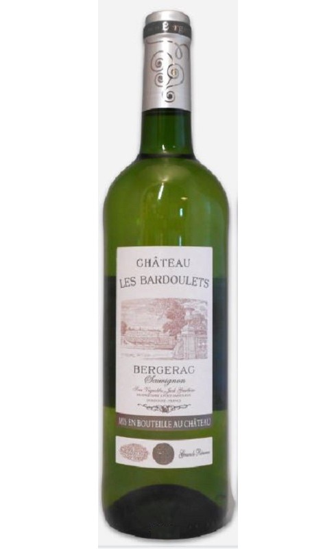 Photographie d'une bouteille de vin blanc Cht Les Bardoulets 2021 Bergerac Blc 75 Cl Crd