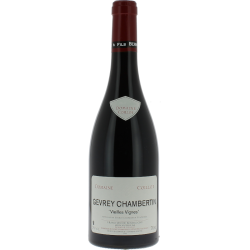 Photographie d'une bouteille de vin rouge Coillot Gevrey Chambertin Vv 2021 Rge 75cl Crd