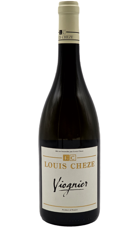 Photographie d'une bouteille de vin blanc Cheze Viognier 2022 Coll Rhoda Blc 75 Cl Crd