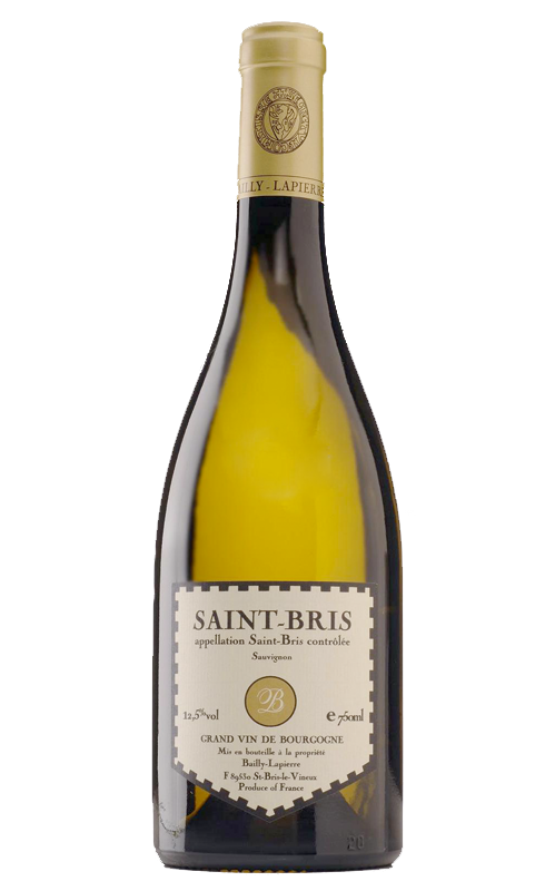 Photographie d'une bouteille de vin blanc Bailly Sauvignon De Saint-Bris 2022 Blc 75cl Crd