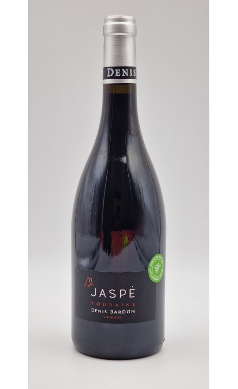 Photographie d'une bouteille de vin rouge Bardon Jaspe 2022 Touraine Rge 75cl Crd