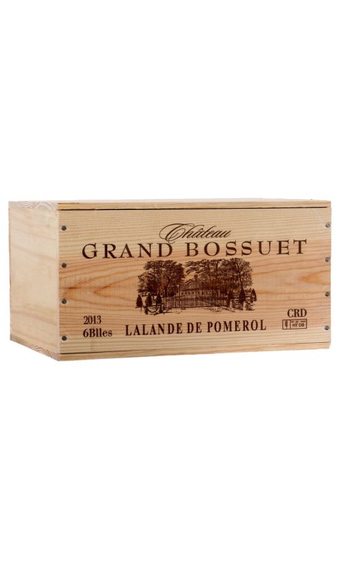 Photographie d'une bouteille de vin rouge Cht Grand Bossuet Cb6 2022 Lalande De Pomerol Rge 75cl Crd