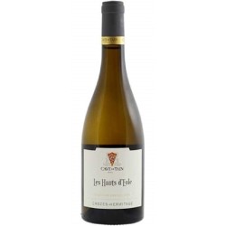 Photographie d'une bouteille de vin blanc Tain Les Hauts D Eole 2022 Crozes Blc 75cl Crd