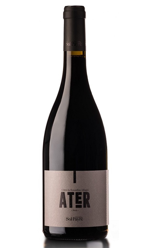 Photographie d'une bouteille de vin rouge Solpayre Ater 2018 Cdroussi Rge 75cl Crd