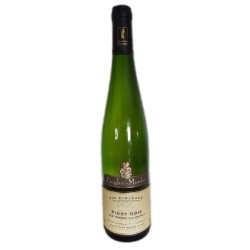 Photographie d'une bouteille de vin blanc Ziegler Terres Calcaires 2021 Pinot Gris Blc 75cl Crd