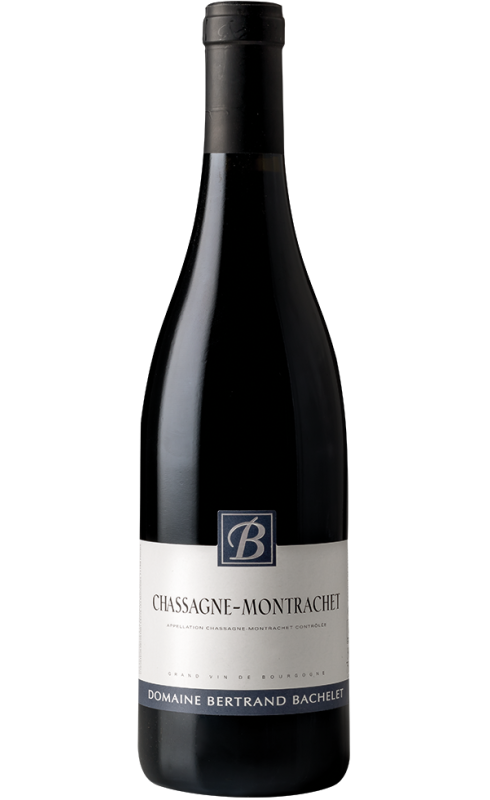 Photographie d'une bouteille de vin rouge Bachelet Chassagne-Montrachet 2021 Rge 75cl Crd