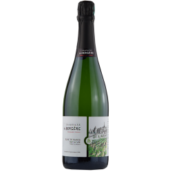 Photographie d'une bouteille de Bergere Terres Blanches Brut Nature Champagne Blc 75cl Crd