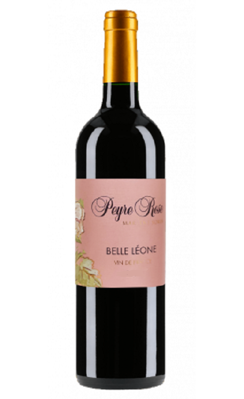 Photographie d'une bouteille de vin rouge Peyre Rose Belle Leone 2013 Vdf Languedoc Rge 75cl Crd