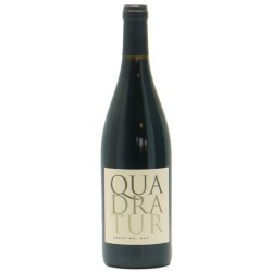Photographie d'une bouteille de vin rouge Coume Del Mas Quadratur 2021 Collioure Rge 75cl Crd