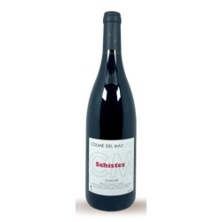Photographie d'une bouteille de vin rouge Coume Del Mas Schistes 2022 Collioure Rge 75cl Crd
