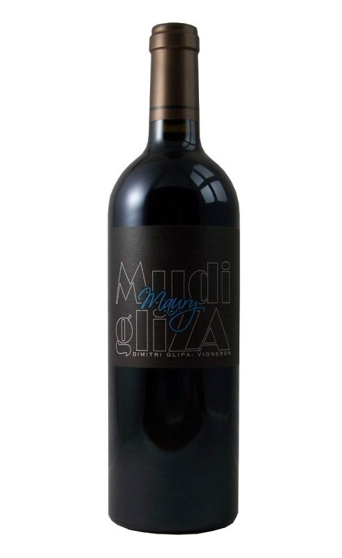 Photographie d'une bouteille de vin rouge Mas Mudigliza Grenat 2020 Maury Rge 75cl Crd