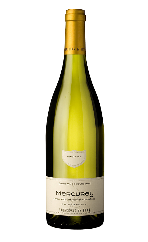 Photographie d'une bouteille de vin blanc Buxy Mercurey Village Buissonnier 2021 Blc 75cl Crd