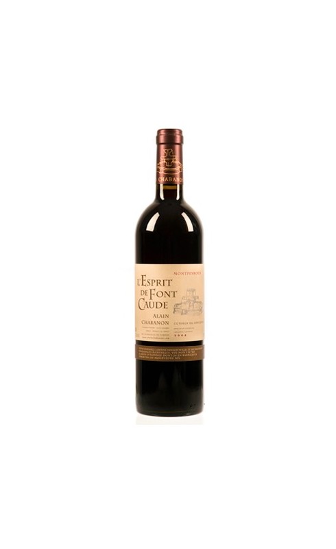 Photographie d'une bouteille de vin rouge Chabanon Esprit De Font Caude 2006 Languedoc Rge 75cl Crd