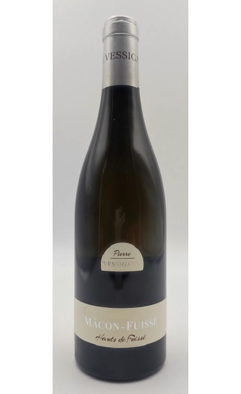 Photographie d'une bouteille de vin blanc Vessigaud Hauts De Fuisse 2022 Macon Fuisse Blc 75cl Crd
