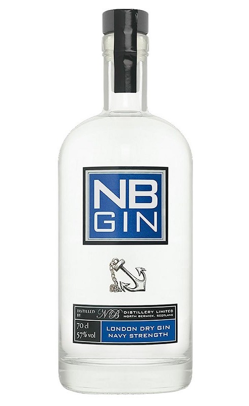 Photographie d'une bouteille de Nb Gin Navy Strength 70cl