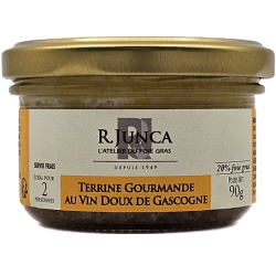Photographie d'un produit d'épicerie Junca Terrine Gourmande Au Vin Doux De Gascogne 90g