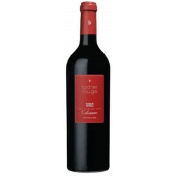 Photographie d'une bouteille de vin rouge Cht Calissanne Rocher 2012 Cdaix Rge 75 Cl Crd