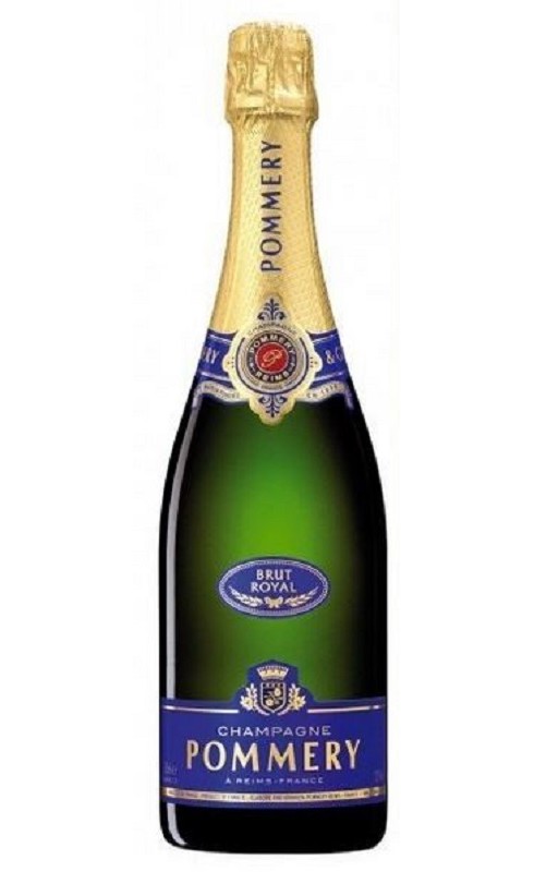 Photographie d'une bouteille de Pommery Brut Royal Champagne Blc 75cl Crd