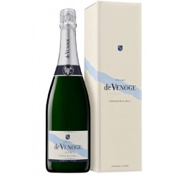 Photographie d'une bouteille de De Venoge Cordon Bleu - Etui Champagne Blc 1 5 L Crd