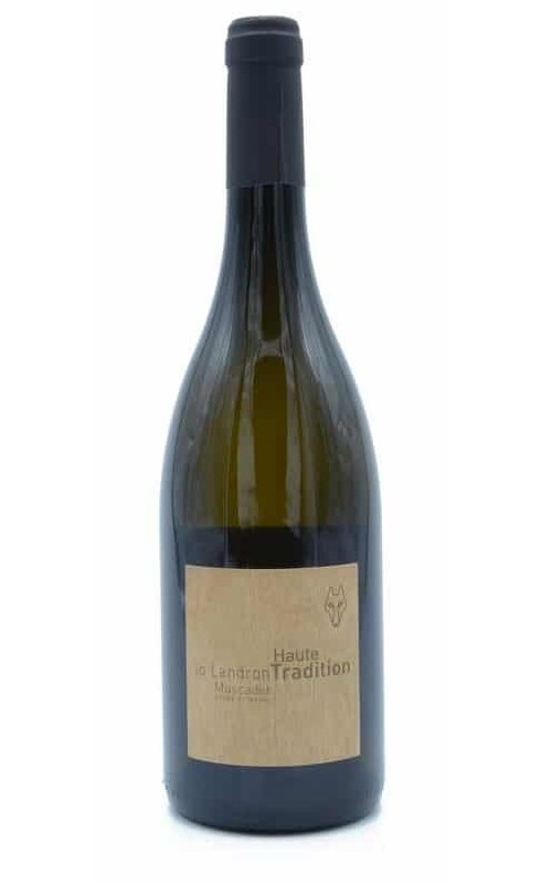 Photographie d'une bouteille de vin blanc Landron Haute Tradition 2014 Muscadet Blc Bio 75cl Crd