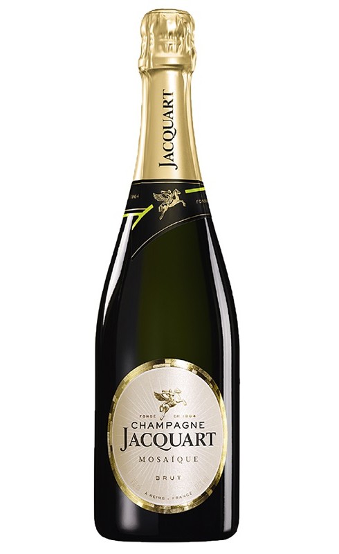 Photographie d'une bouteille de Jacquart Brut Mosaique Etui Champagne Blc 1 5 L Crd