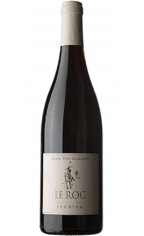 Photographie d'une bouteille de vin rouge Le Roc Don Quichotte 2014 Fronton Rge 75cl Crd
