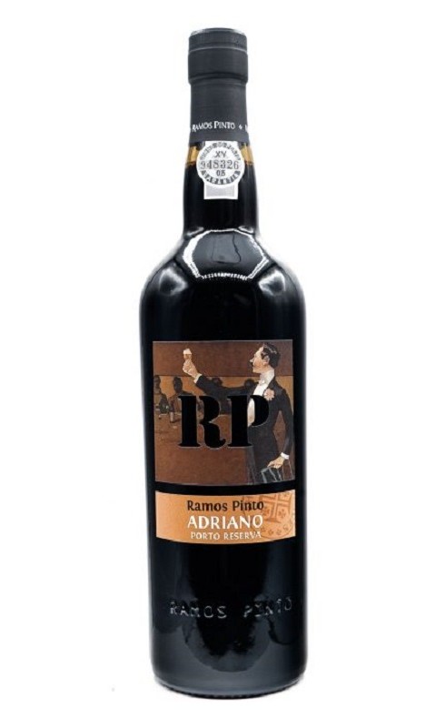 Photographie d'une bouteille de vin rouge Ramos Pinto Adriano Reserva Porto Rge 75cl Crd
