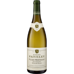 Photographie d'une bouteille de vin blanc Faiveley Champs-Gain 2015 Puligny-Mtrac Blc 75cl Crd