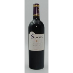 Photographie d'une bouteille de vin rouge Cht Sanctus 2012 St Emilion Gc Rge 75cl Crd