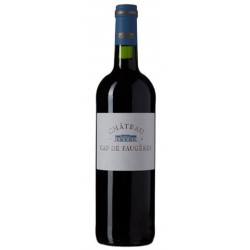 Photographie d'une bouteille de vin rouge Cht Cap De Faugeres 2011 Cdbdx Castillon Rge 75 Cl Crd
