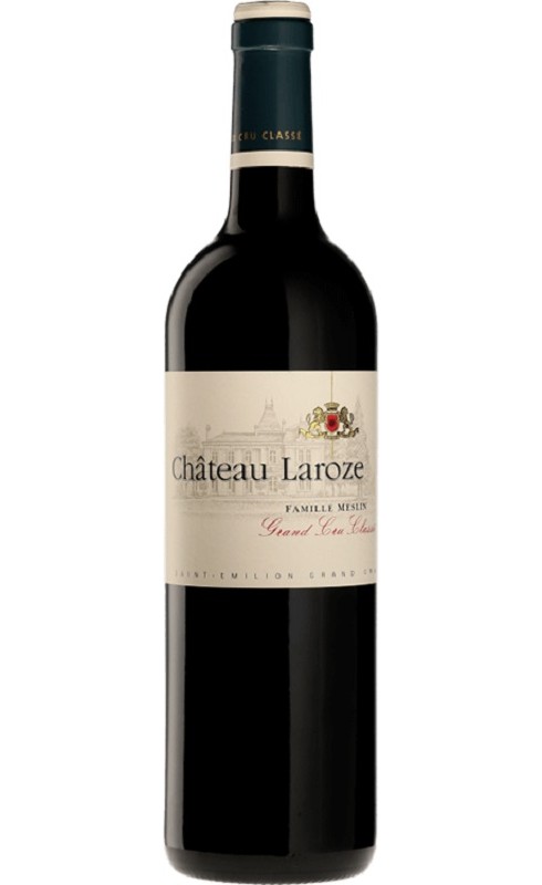 Photographie d'une bouteille de vin rouge Cht Laroze 2013 St-Emilion Gc Rge 75cl Crd