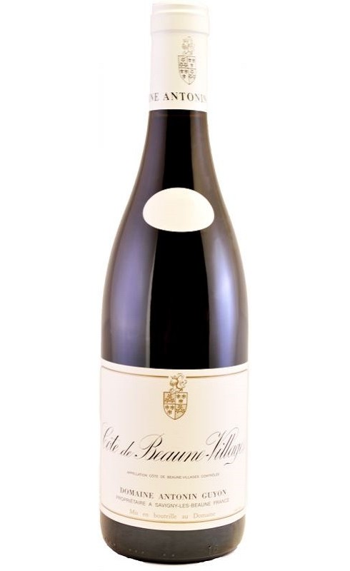 Photographie d'une bouteille de vin rouge Guyon Cote De Beaune-Villages 2014 Rge 75cl Crd
