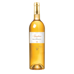 Photographie d'une bouteille de vin blanc Cht Symphonie Ht Peyraguey 2015 Sauternes Blc Mx 75cl Crd