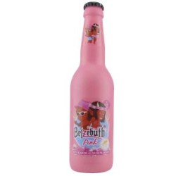 Photographie d'une bouteille de bière Belzebuth Pink Rose 2 8 33cl