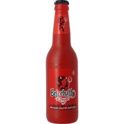 Photographie d'une bouteille de bière Belzebuth Rouge 8 5 33cl